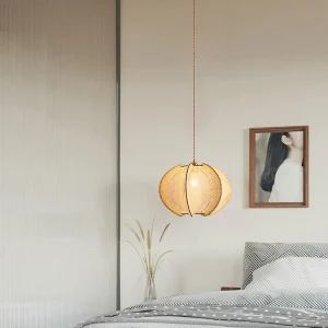 lampa japoni sabi w sypialni