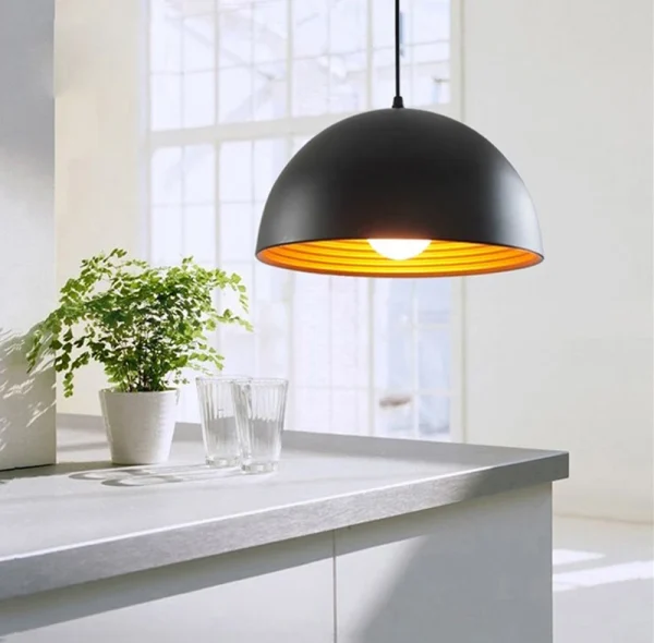 lampa modern retro czarna